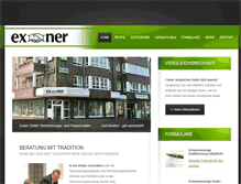 Tablet Screenshot of exnergmbh.de